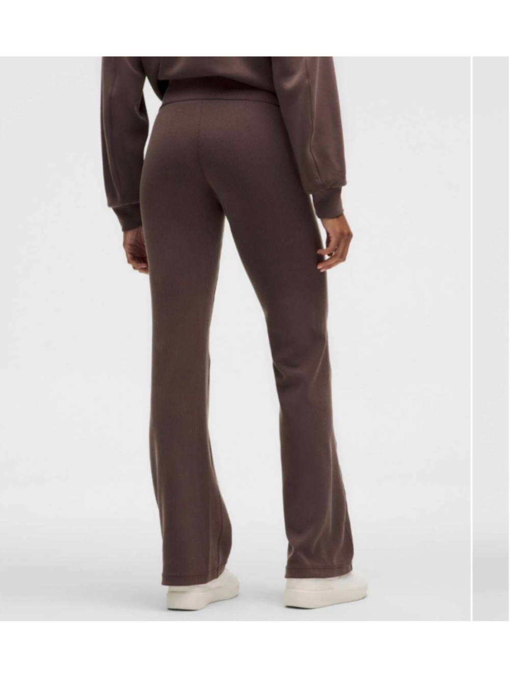 Lululemon Ribbed Softstreme Flare Pants Brown Size 2 Pull On Comfort